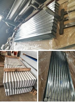 ± 1% Tolerance Prime Galvanized Sheet Metal Roofing 0,35 мм/0,38 мм Толщина для службы обработки сварки