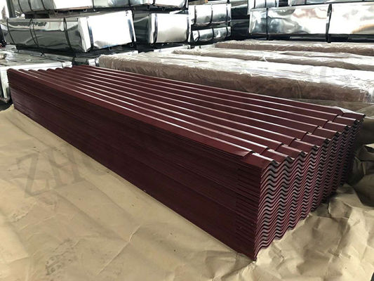 0.12-1.5 мм Z40 оцинкованная предварительно окрашенная сталь PPGI Цветопокрытый кровельный плитка лист с ± 1% толерантность и прокалывание службы