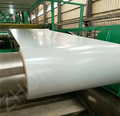 0.12mm-0.4mm Толщина Ral 9016 Цветопокрытые PPGI стальные катушки для клиентов Образцы
