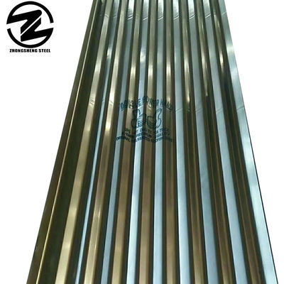 Обычный Spangle Z80g GI оцинкованный гофрированный кровельный лист 0,12 * 800 * 3000 мм Размер с обслуживанием обработки декоулинга