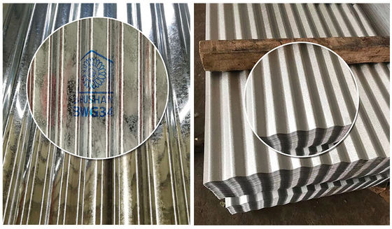 Custom Logo 0.3*900*3000mm Размер Большой шпингл Цинк 120g Gi Оцинкованный гофрированный кровельный лист для сельскохозяйственных зданий
