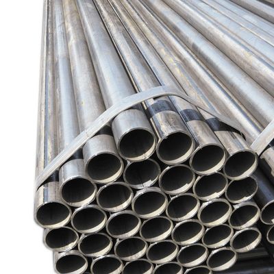 Служба декоиллинга ASTM 5,8 м длина 2,5 мм 2,8 мм горяче закаленная оцинкованная круглая стальная труба для нелегированных металлов