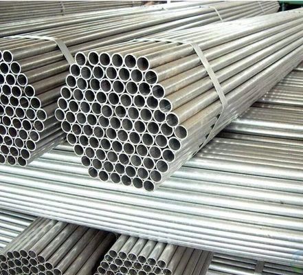 Служба декоиллинга ASTM 5,8 м длина 2,5 мм 2,8 мм горяче закаленная оцинкованная круглая стальная труба для нелегированных металлов
