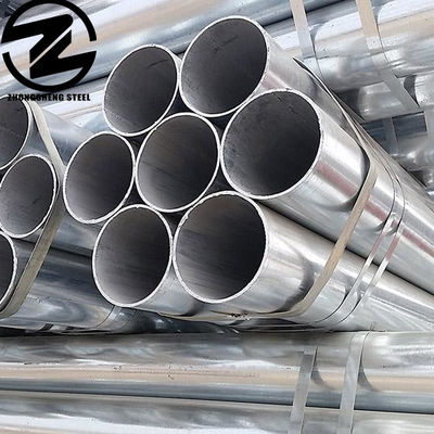 Газовая труба оцинкованная 1,5 дюйма предварительно оцинкованная стальная сварка ERW стальная круглая труба для строительного строительного материала