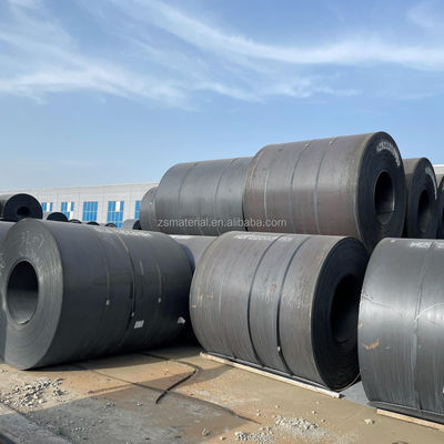 Сталь BS Standard Hot Rolled Carbon Steel Coil ASTM A36 Q235 S235jr Q345B с черной поверхностью