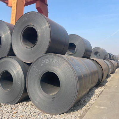 Сталь BS Standard Hot Rolled Carbon Steel Coil ASTM A36 Q235 S235jr Q345B с черной поверхностью