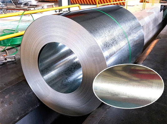 JIS Standard Big Spangle Galvanized Steel Coil Z275 с толщиной 0,35 мм и весом катушки 3-8 тонн