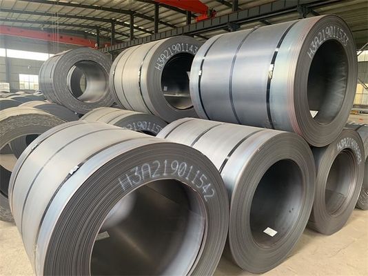 ASTM A-131 A36 Q235 HR углерод MS Горяче прокатаная стальная катушка Гарантированное и количество 5*1500 мм размеры для нелегированной промышленности