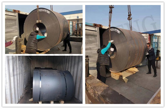 ASTM A-131 A36 Q235 HR углерод MS Горяче прокатаная стальная катушка Гарантированное и количество 5*1500 мм размеры для нелегированной промышленности