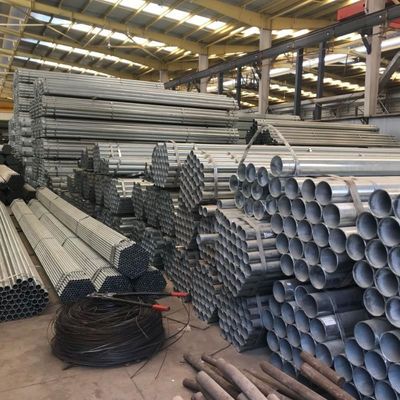 Газовая труба 0,8 мм 1,2 мм 1,5 мм толщина 37 мм оцинкованная круглая стальная труба 6,4 м длина для газораспределительной сети