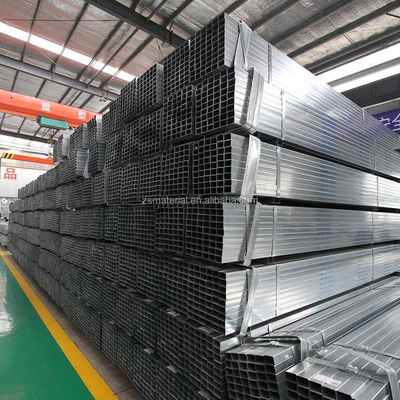 ERW Steel Square Tubing Standard Sizes Zinc Coated Galvanized Steel Pipe 4&quot; Long Tube for Non-Alloy at FOB CIF EXW CFR Продукция из нелегированной стали