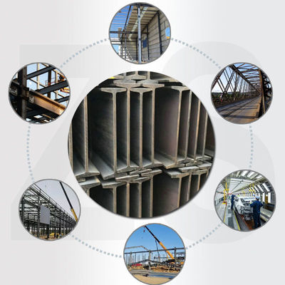 Q235/Q345/ST37-2/ST52/Q420/Q460/S235JR/S275JR/S355JR Стальные балки UC UB Стандартный размер Поверхность Черная H-Бара Стальная H и I-Бара