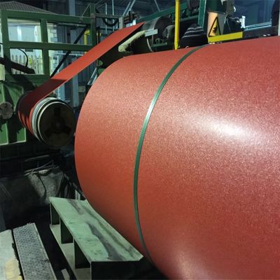 Z121-Z180 Покрытие 0,12-1,2 мм толщины цветные покрытые стальные катушки с рельефной складчатой поверхностью и сертификатом ISO
