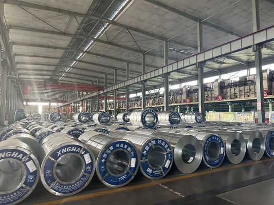 ASTM/AISI/SGCC/CGCC/TDC51DZM/TDC52DTS350GD/TS550GD/DX51D Z Q195-q345 Зацинкованная стальная катушка для строительного материала Не смазанная
