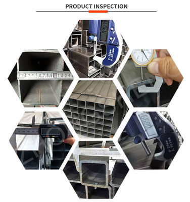API Pipe Prime ASTM 50 x 50 Квадратные трубки для парковок Квадратные оцинкованные трубы и длина 1-6 м