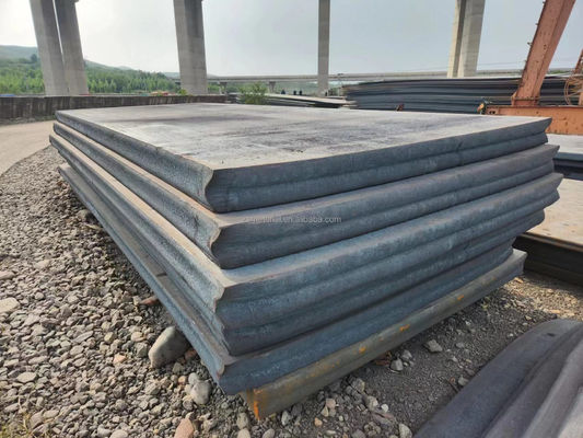 Q345 ASTM A36 10 мм 12 мм 16 мм толщина горячо прокатаная углеродистая стальная плита для индивидуальных промышленных приложений длины