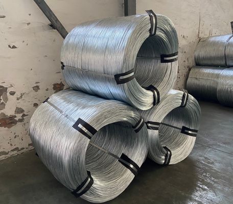 ASTM Standard Hot Dip Galvanized Low Carbon Steel Wire Coils Поставка катушек из низкоуглеродистой стали класса Q195/Q235/SAE1006/SAE1008