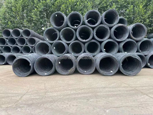 ASTM Standard Q195 MS низкоуглеродистый стальной проволочный стержень для изготовления ногтей 5,5 мм 6,5 мм 8 мм проволока Q195/Q235/SAE1006-1008