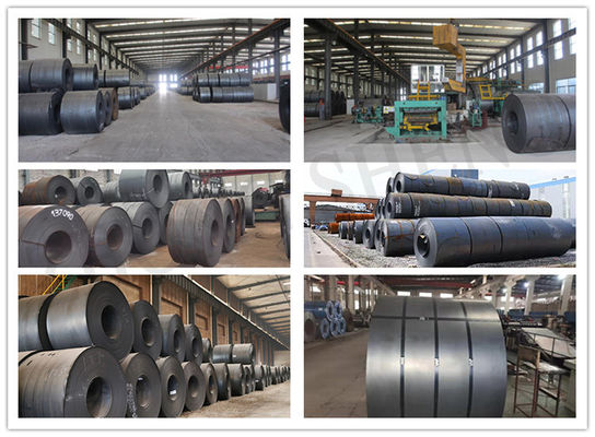 Q195 Q215 Q235 Q255 Q275 Q355 Ss400 Кожа пропускает углеродную катушку Slit Hrc горячо прокатаная катушка из углеродистой стали с контейнерной пластиной