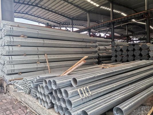Форма круглого сечения ASTM A106 Sch 40 ERW GI Зацинкованные стальные трубы с допусками ± 1%