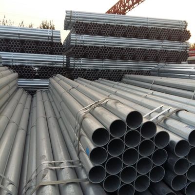 Форма круглого сечения ASTM A106 Sch 40 ERW GI Зацинкованные стальные трубы с допусками ± 1%
