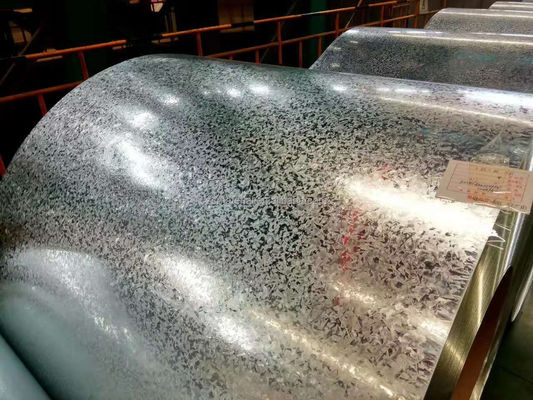 Минимальный Spangle 0,6 мм Стальная катушка Z275 Горяче-погруженная оцинкованная стальная катушка Gi лист для кровельного листа Регулярный Spangle