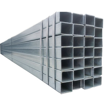 Стандарт ASTM оцинкованная стальная прямоугольная трубка 20x20 25x25 60x60 20x40 30x50 40x60 150x150 для округлой сечения