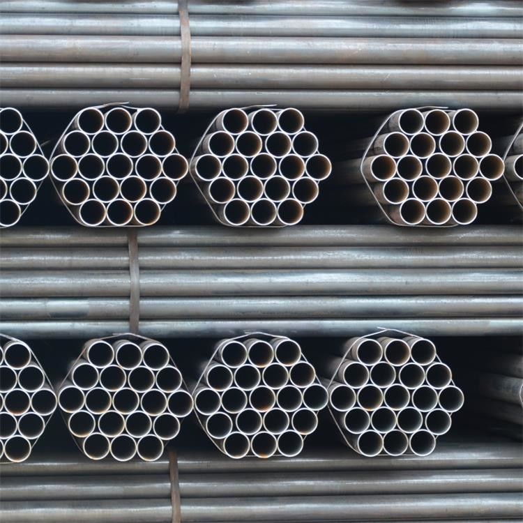 ASTM A53 A36 Расписание 40 Углеродистая сталь ERW Сварная конструкция трубы для строительства Технический квадрат прямоугольный круглый