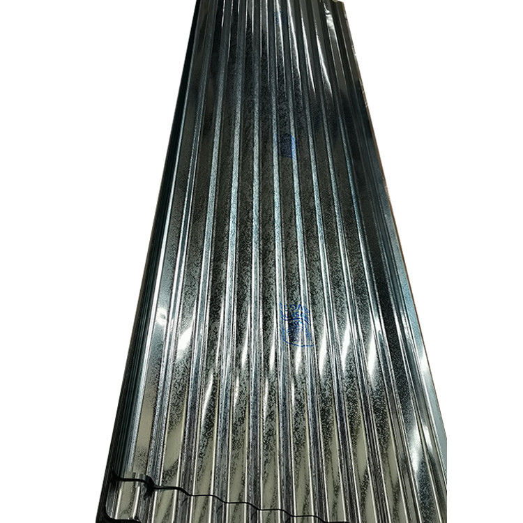 Сертификат SABS 28 Gauge 0,25 мм Горяче погруженный оцинкованный гофрированный стеклянный кровельный лист с пункционированием