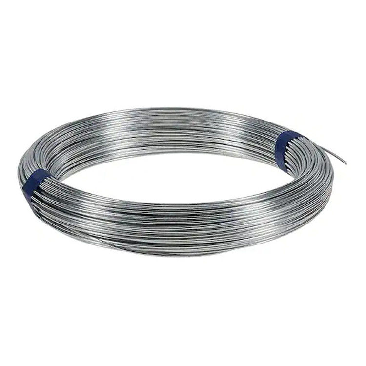 Q195/Q235/SAE1006-1008 Настройка длины горяче-погруженная оцинкованная железная проволока для птичьих клеток Цинк покрытый BWG 20 оцинкованные проволоки