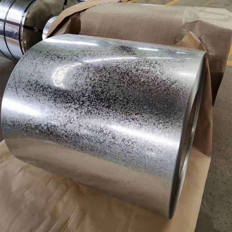 Горячепоточенные оцинкованные стальные листы в катушках Z275g с допустимой допустимостью ± 1% и цветным цинковым покрытием SGCC/DX51D катушка