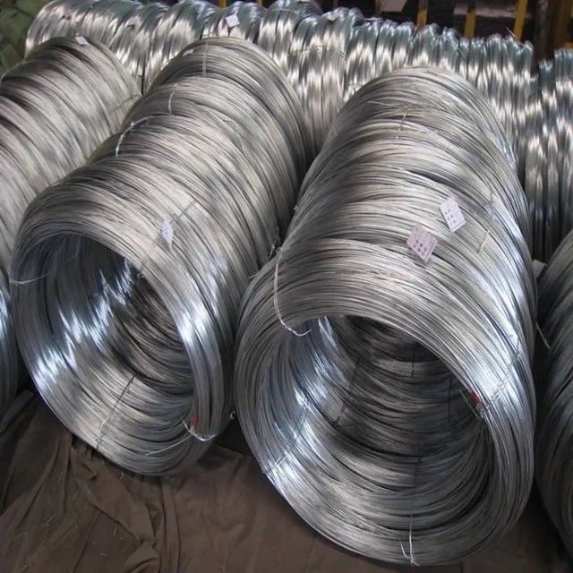 Q195/Q235/SAE1006-1008 Углеродный горячеокачанный оцинкованный яркий стальной провод с индивидуальной обработкой