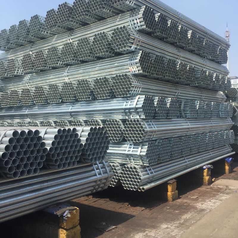 Форма круглого сечения ASTM A106 Sch 40 ERW GI Зацинкованные стальные трубы с допусками ± 1%