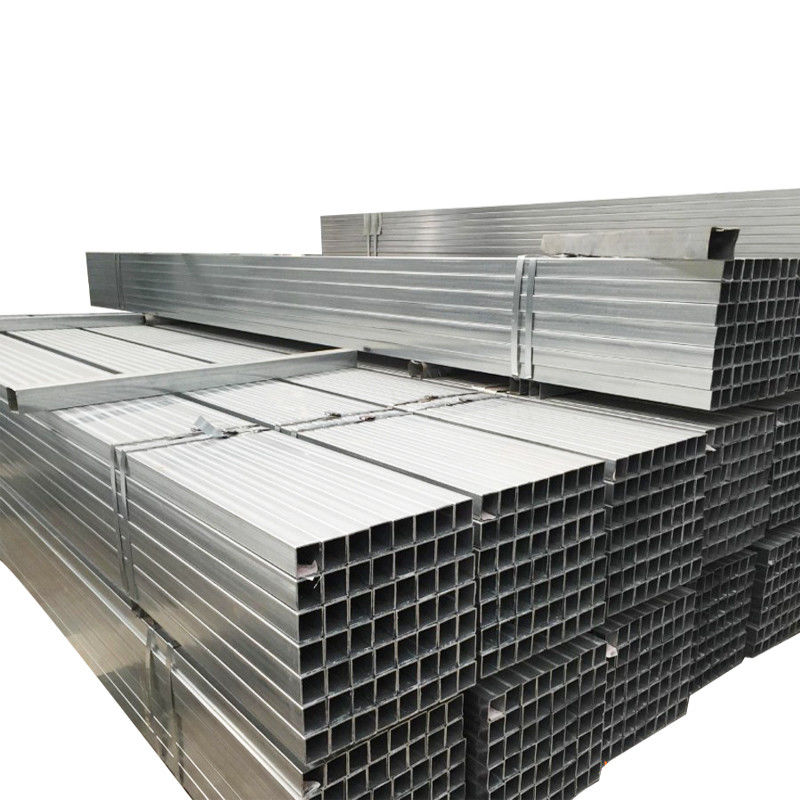 ASTM стандартные оцинкованные трубы и трубы из углеродистой стали для холоднокатаных квадратных прямоугольных сварных труб длина 6,4 м